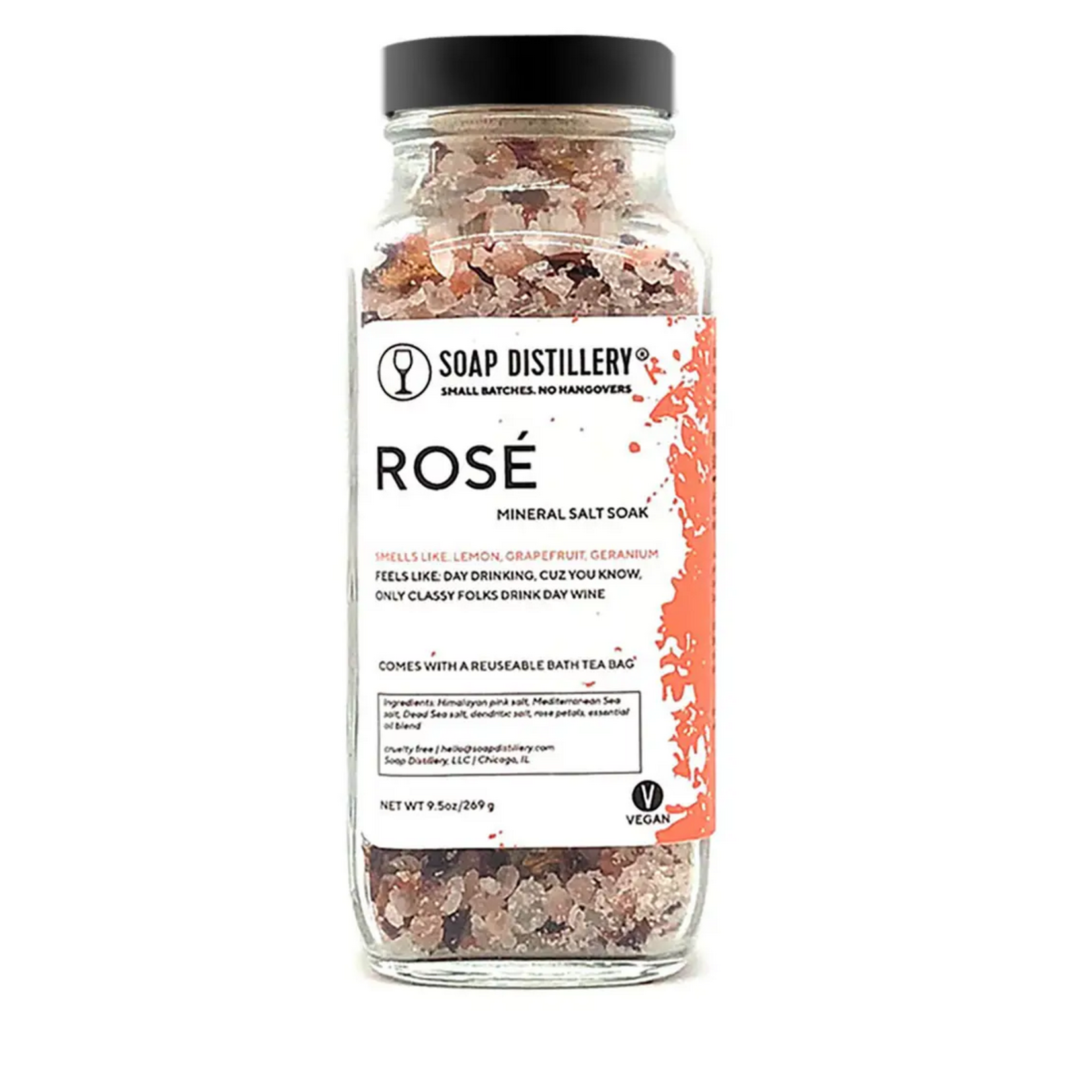 Soap Distillery Rosè Mineral Salt Soak