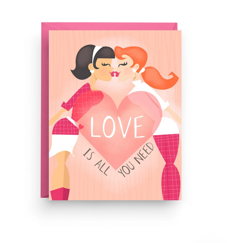 Lgbt Lesbian Valentines Day Card