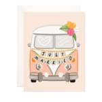 Bloomwolf Studio Getaway Van Greeting Card