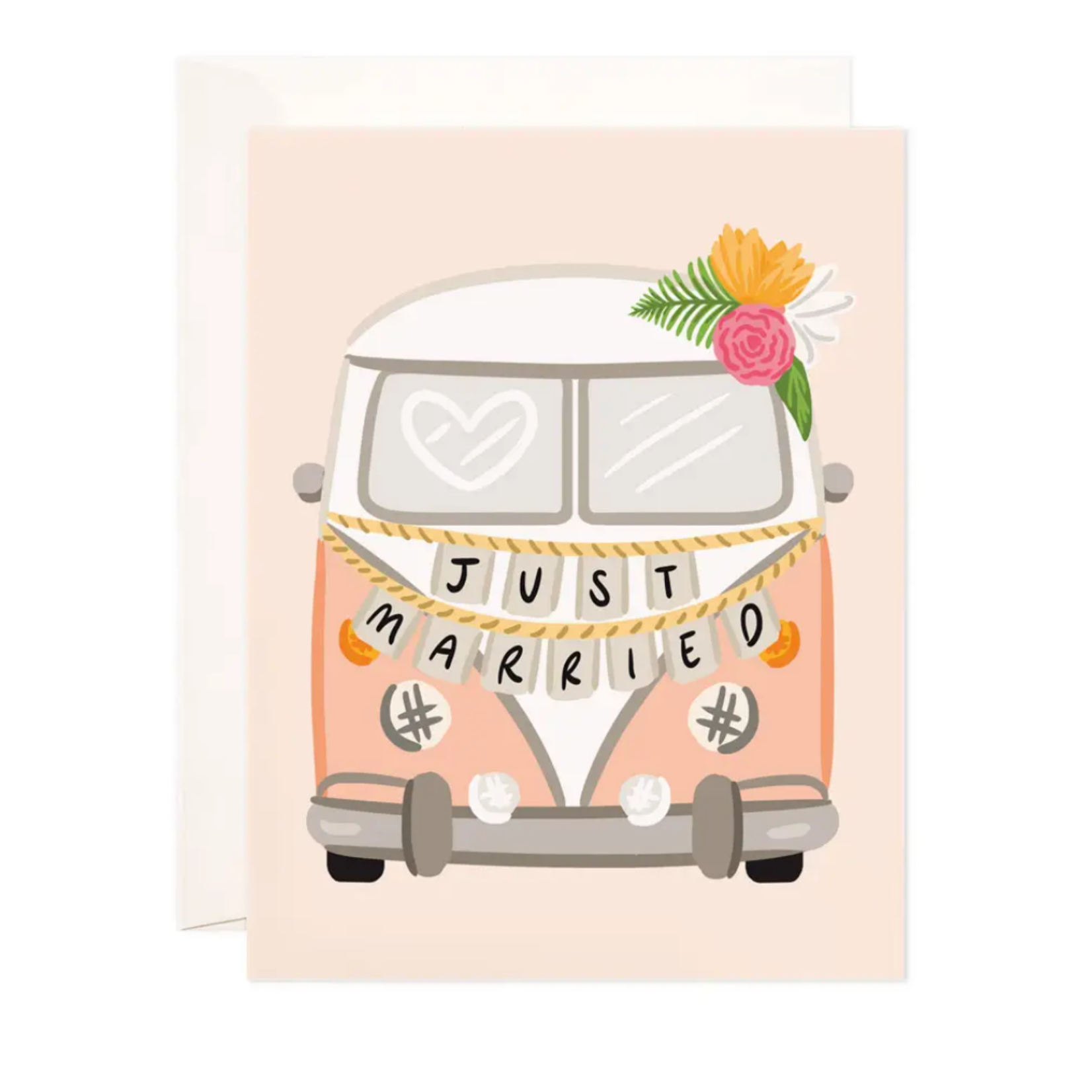 Bloomwolf Studio Getaway Van Greeting Card