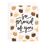 Bloomwolf Studio Clapping Proud Greeting Card