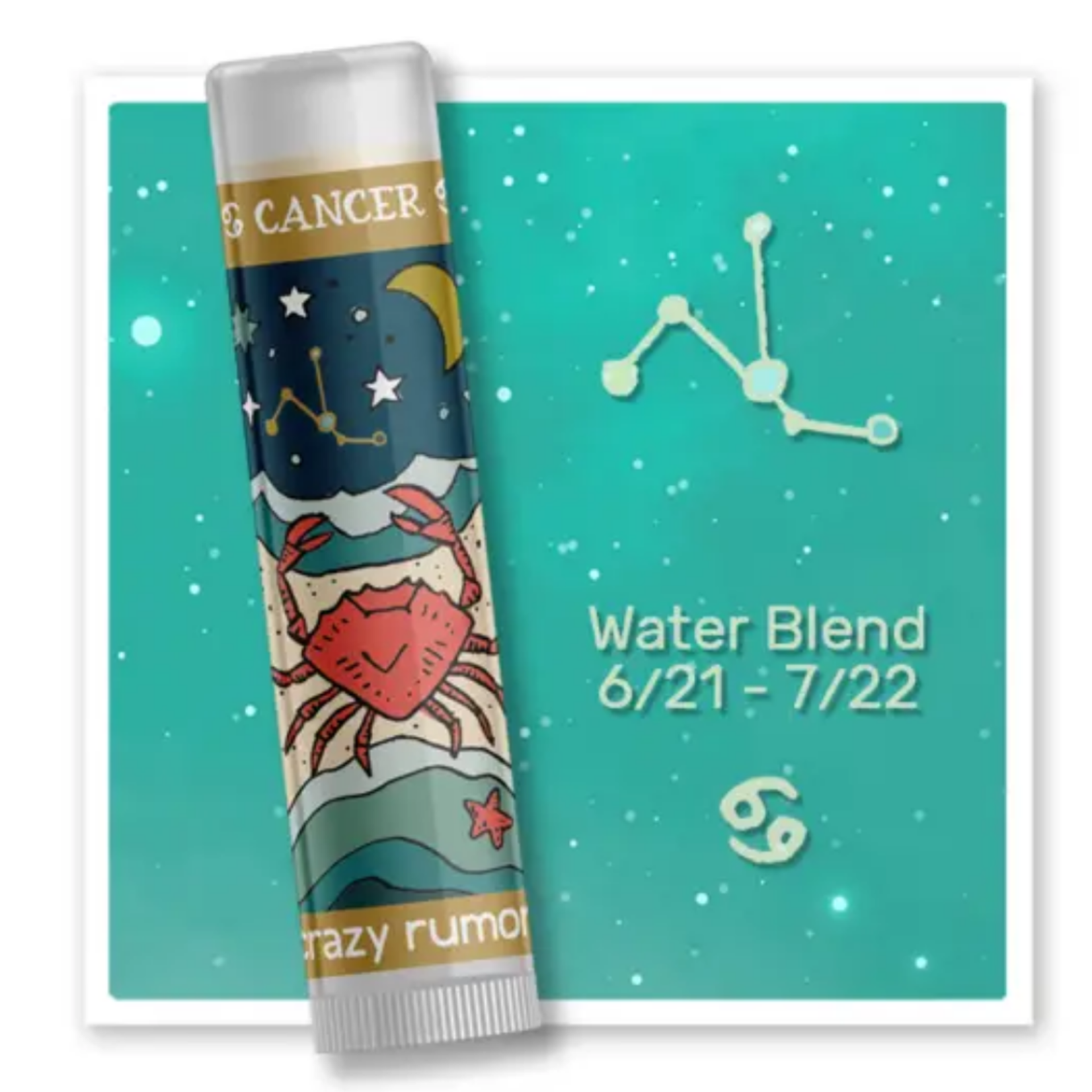 Crazy Rumors Cancer - Water Blend Lip Balm