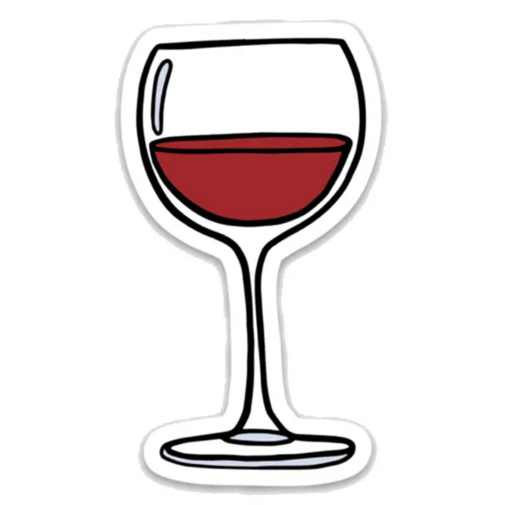 Brittany Paige Wine Glass Sticker