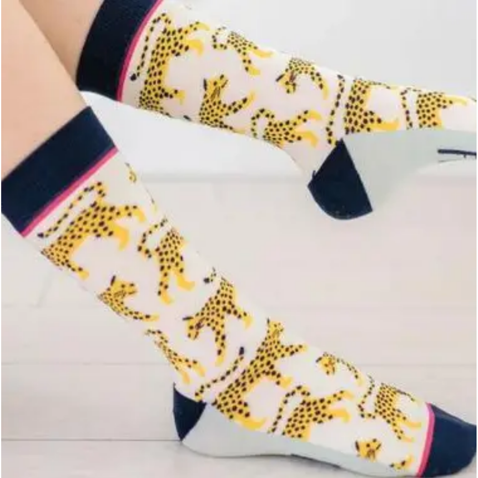 Woven Pear Purrfect Cat Socks