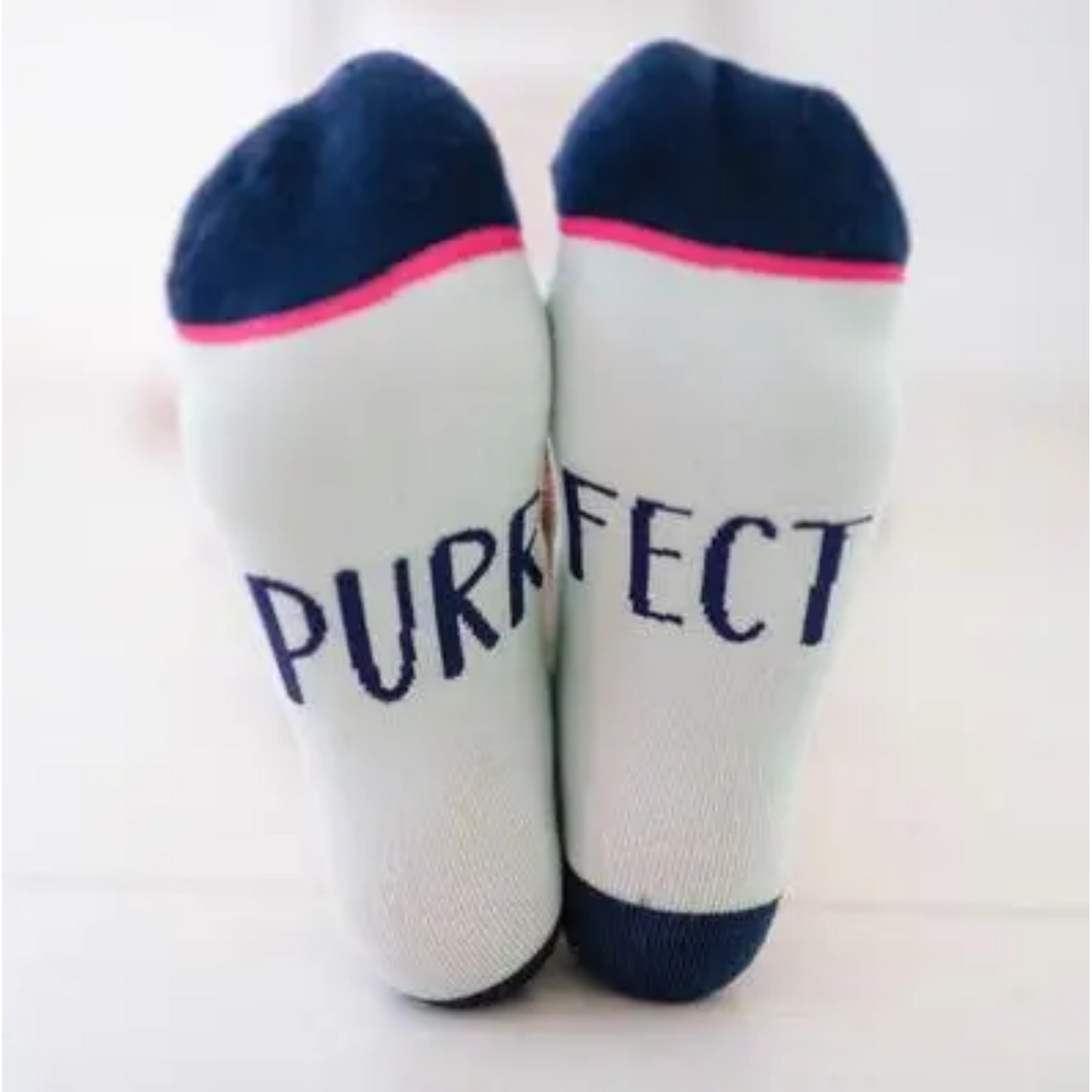 Woven Pear Purrfect Cat Socks