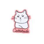 Seltzer Cattitude Retro Magnet