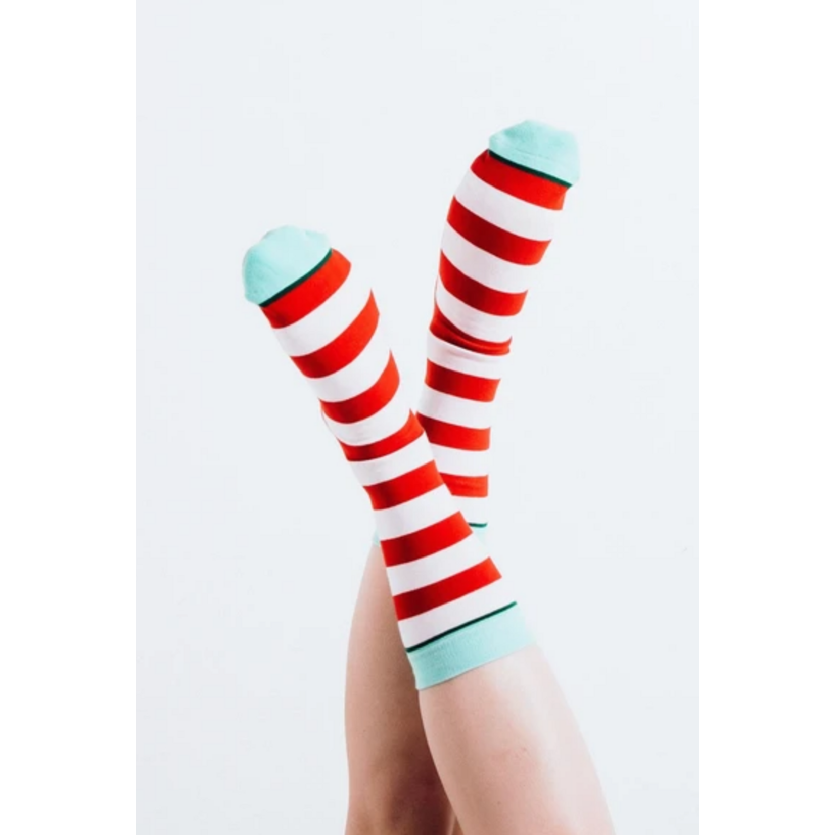 Woven Pear Naughty or Nice Socks