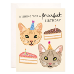 Bloomwolf Studio Purrfect Birthday Card