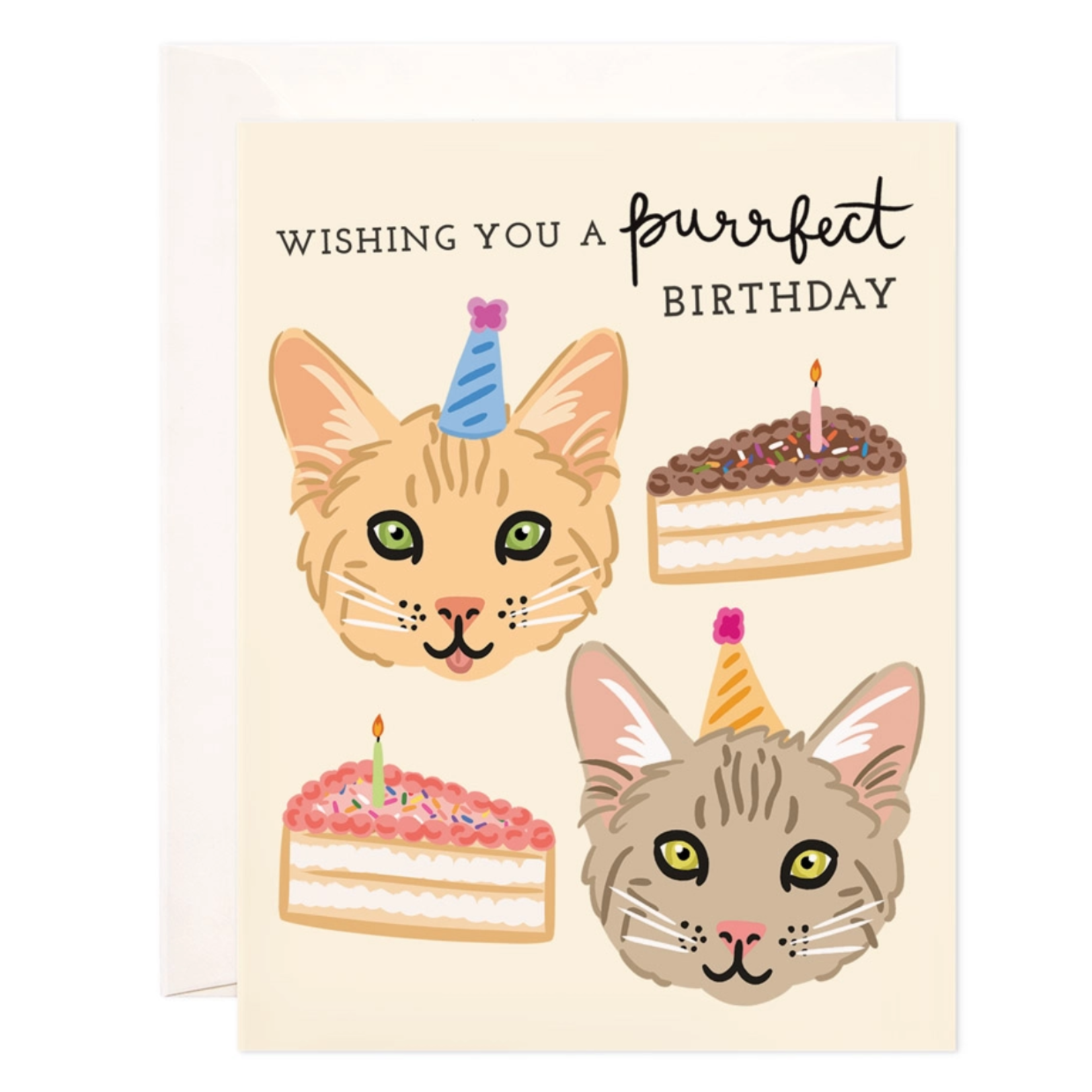 Bloomwolf Studio Purrfect Birthday Card