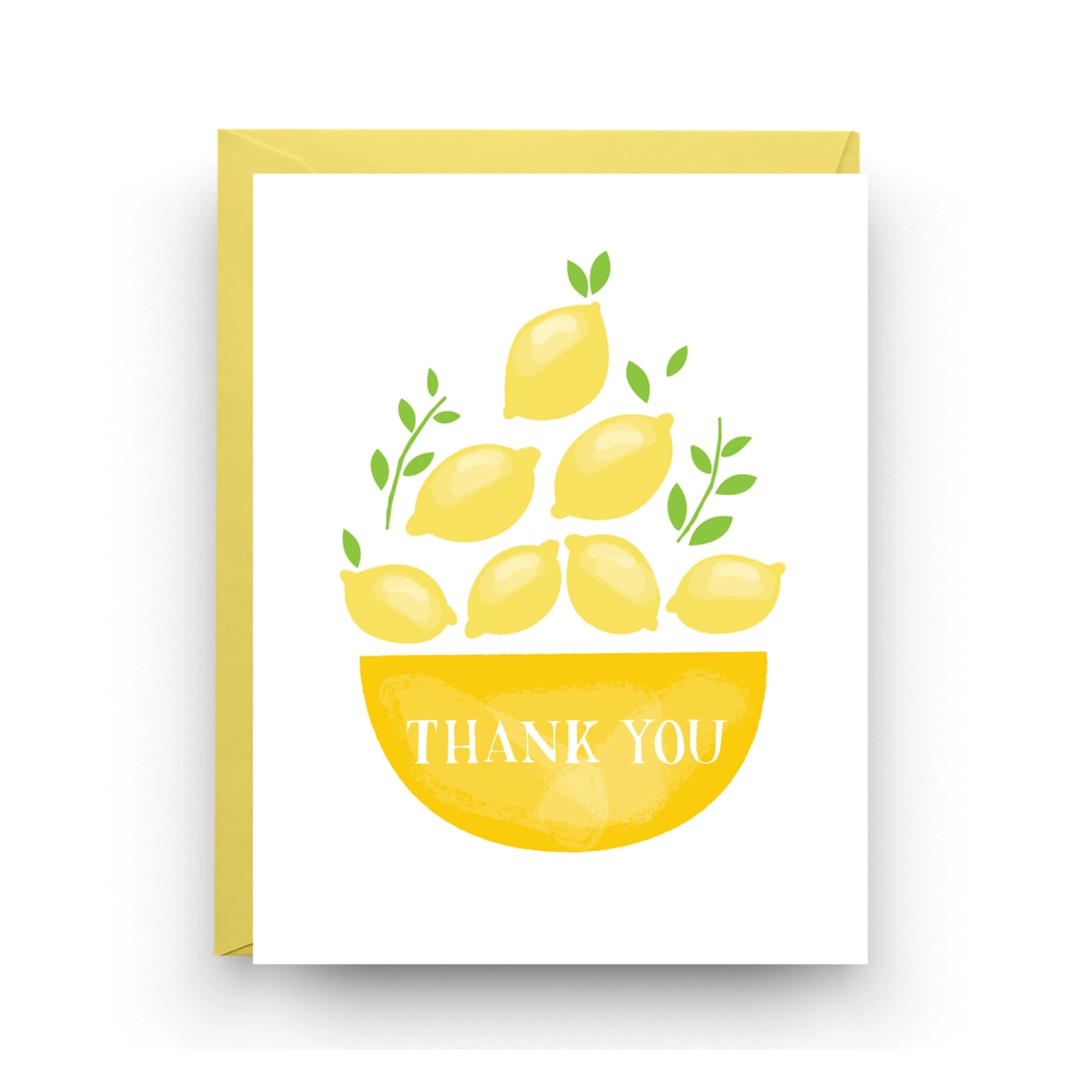Nicole Marie Paperie Lemon Thank You Card