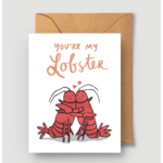 Abbie Ren You're My Lobster Greeting Card