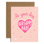 Brittany Paige Birthday Babe Sticker Card