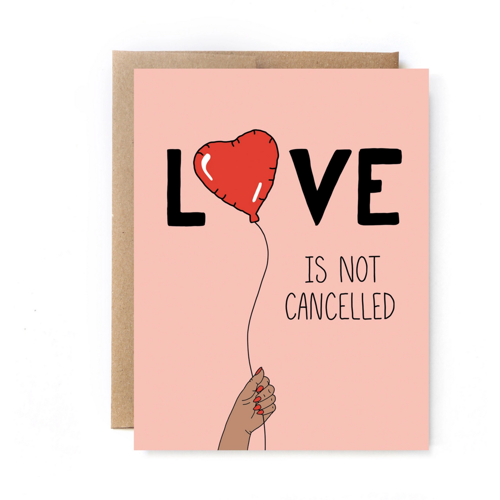 Unblushing Love Card - Not Cancelled