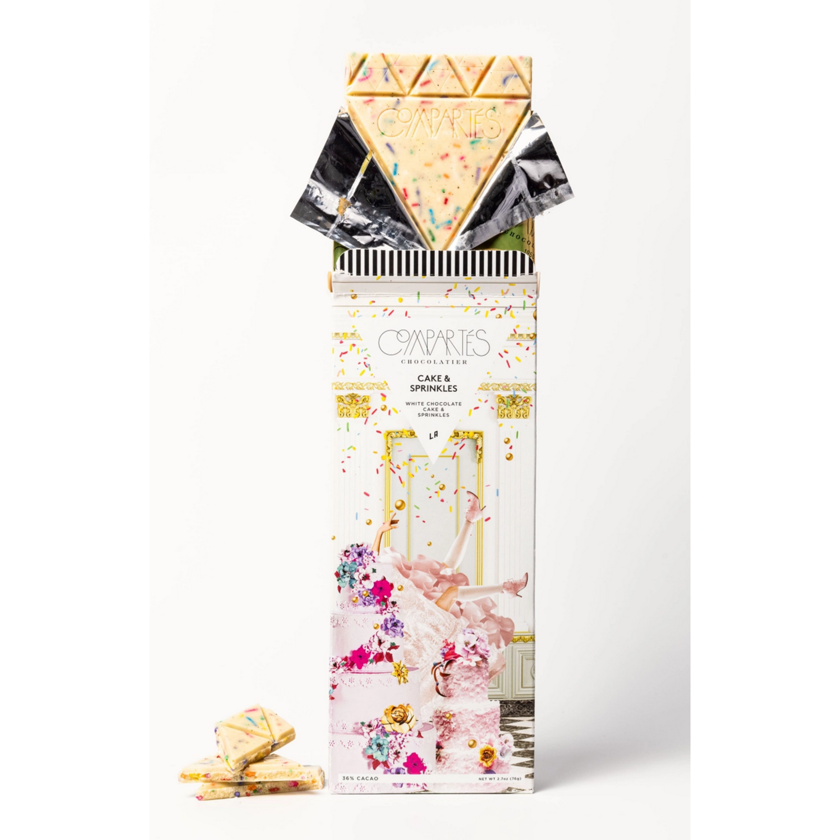 Compartes Chocolate Cake and Sprinkles Chocolate Bar