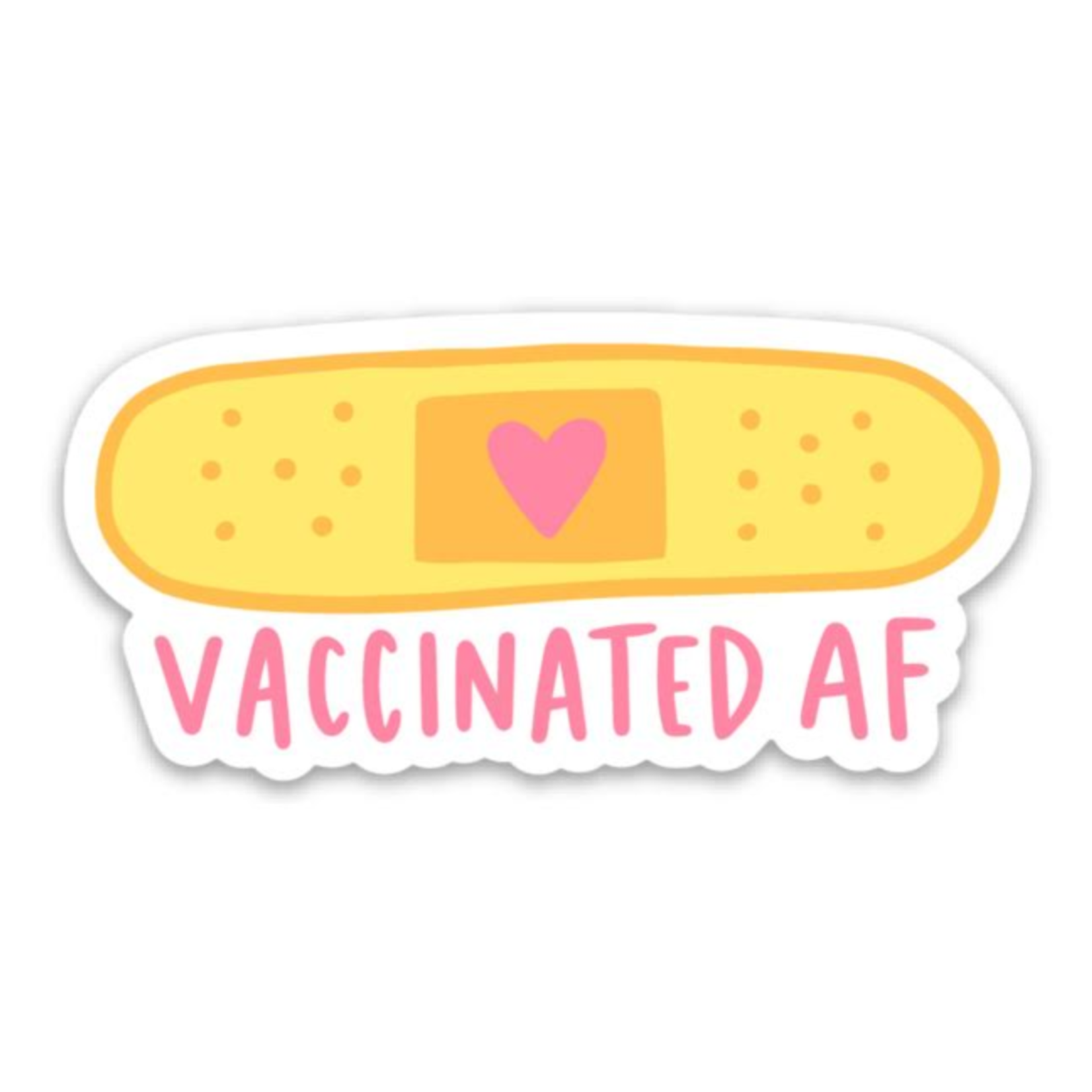 Brittany Paige Vaccinated AF Bandaid Sticker-FINAL SALE