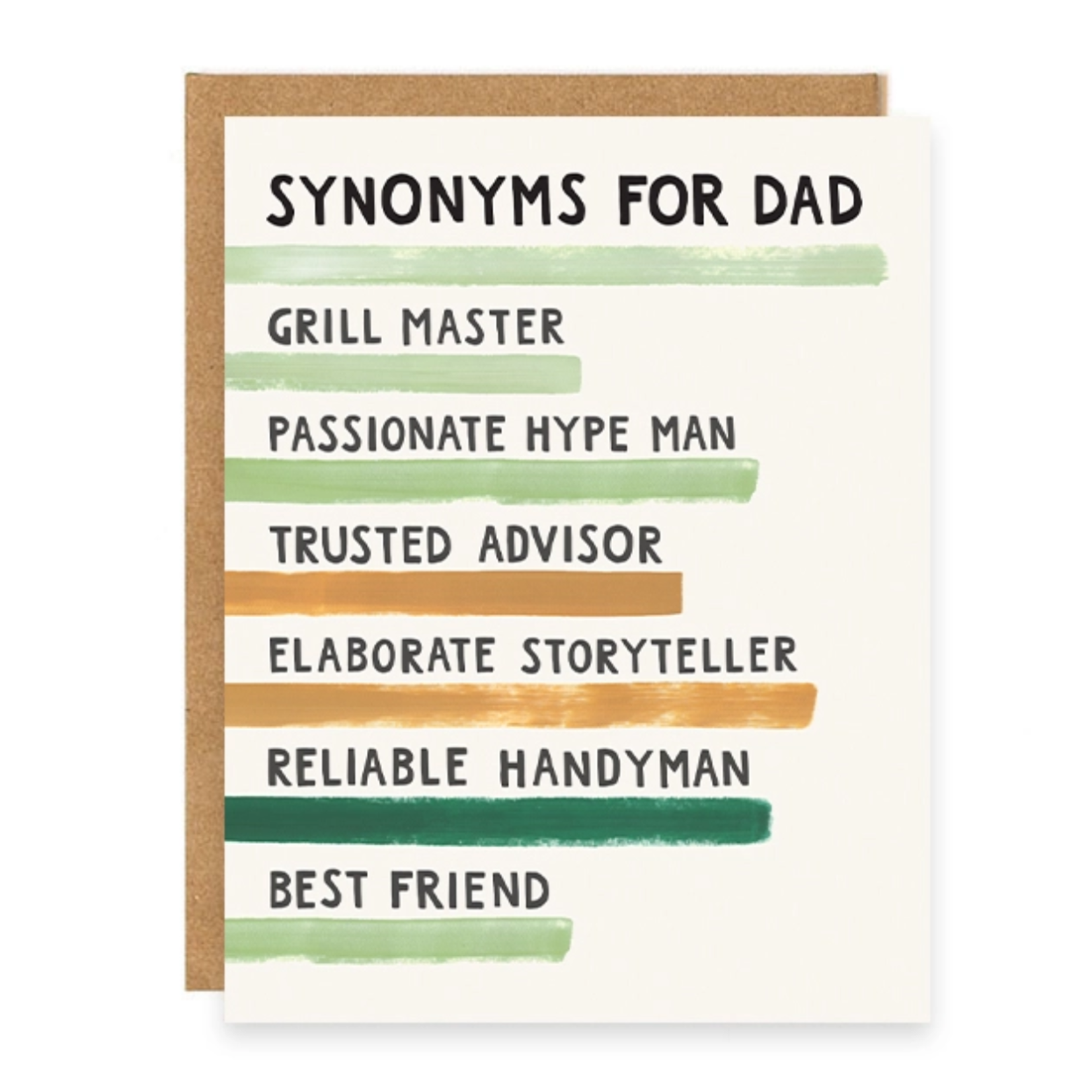 1canoe2 Father's Day Synonyms Greeting Card