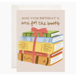 Bloomwolf Studio Birthday Books Greeting Card
