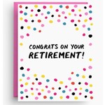 Nicole Marie Paperie Retirement Congrats Card