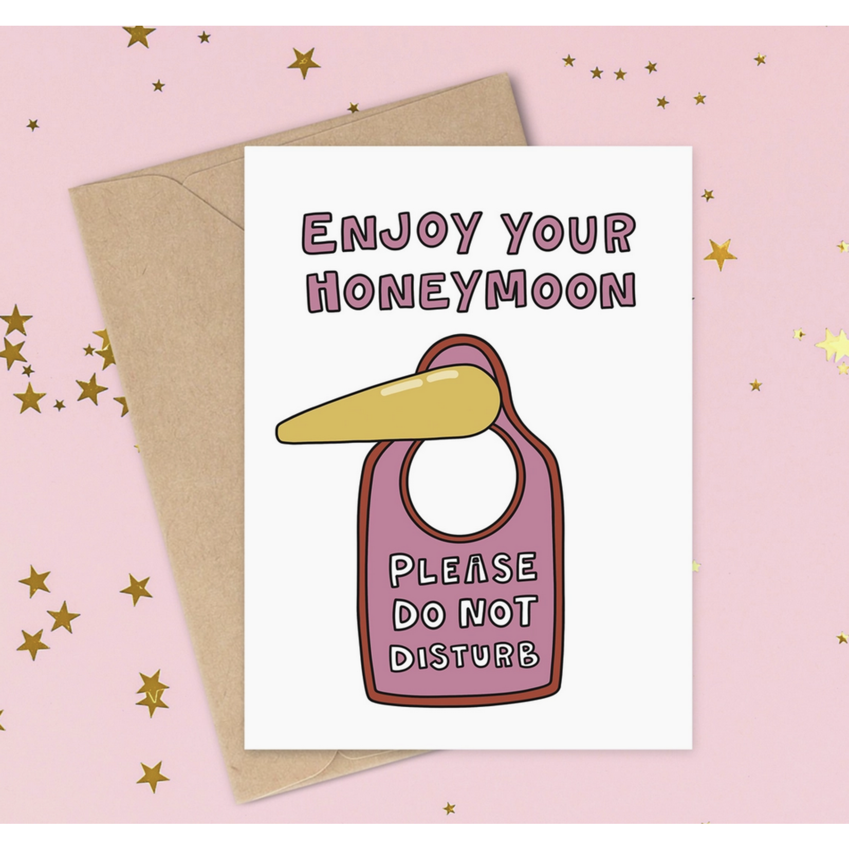 Siyo Boutique Enjoy Your Honeymoon Wedding Card