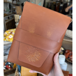 Cruger Co Leather Crossbody - Brown w/ Rose