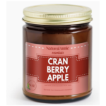 NaturalAnnie Essentials Cranberry Apple Soy Candle 9oz-FINAL SALE