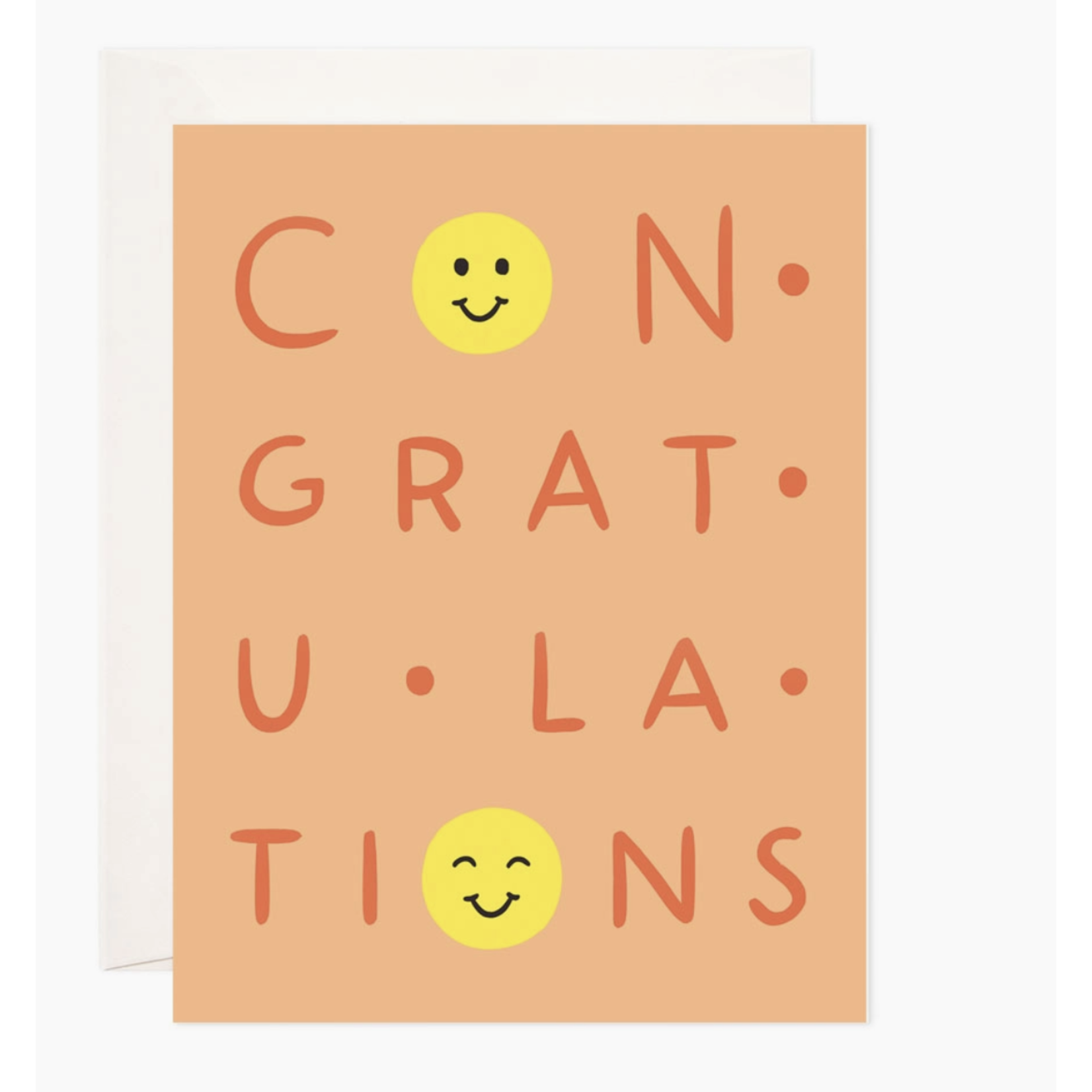 Bloomwolf Studio Smiley Congrats Greeting Card