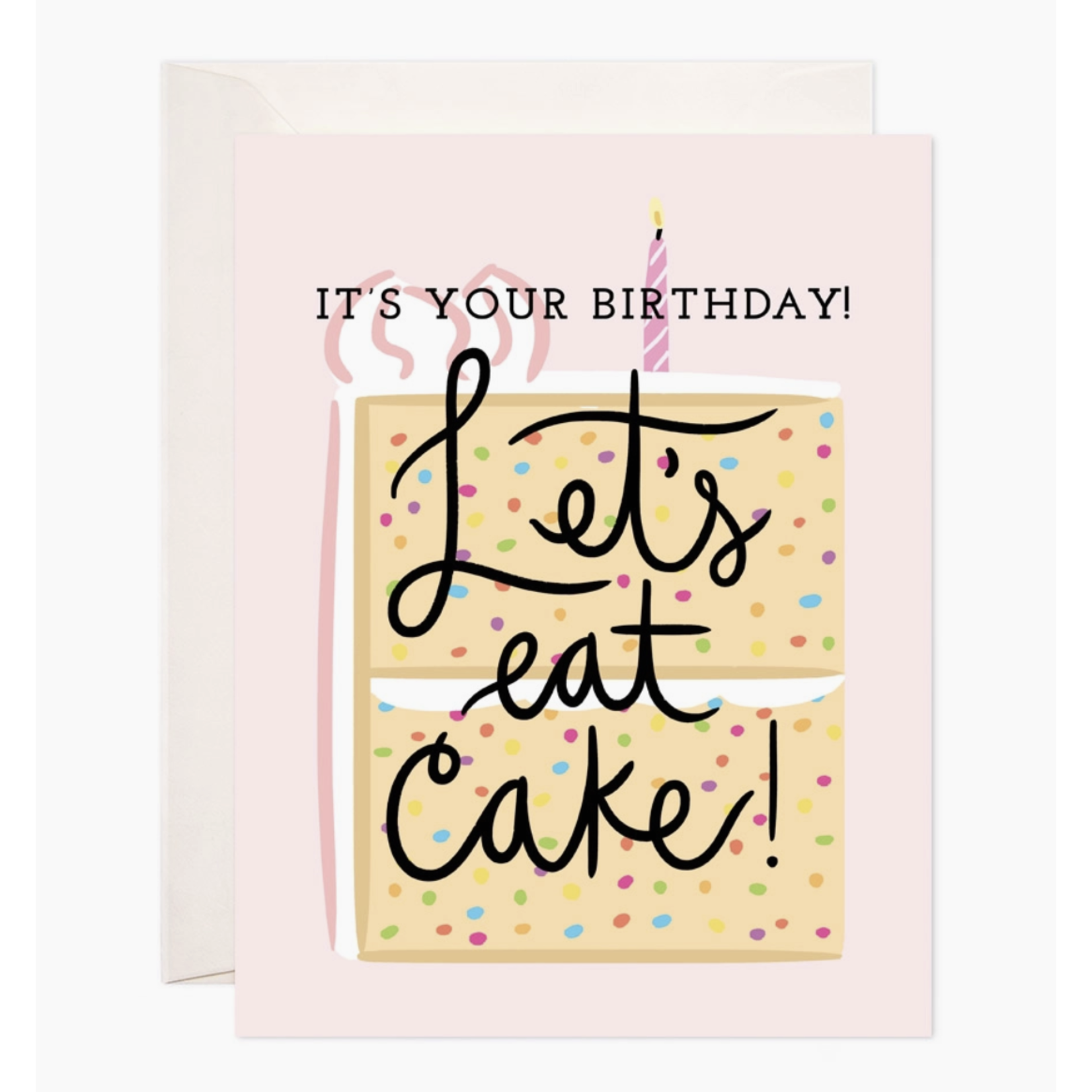 Bloomwolf Studio Eat Cake Greeting Card