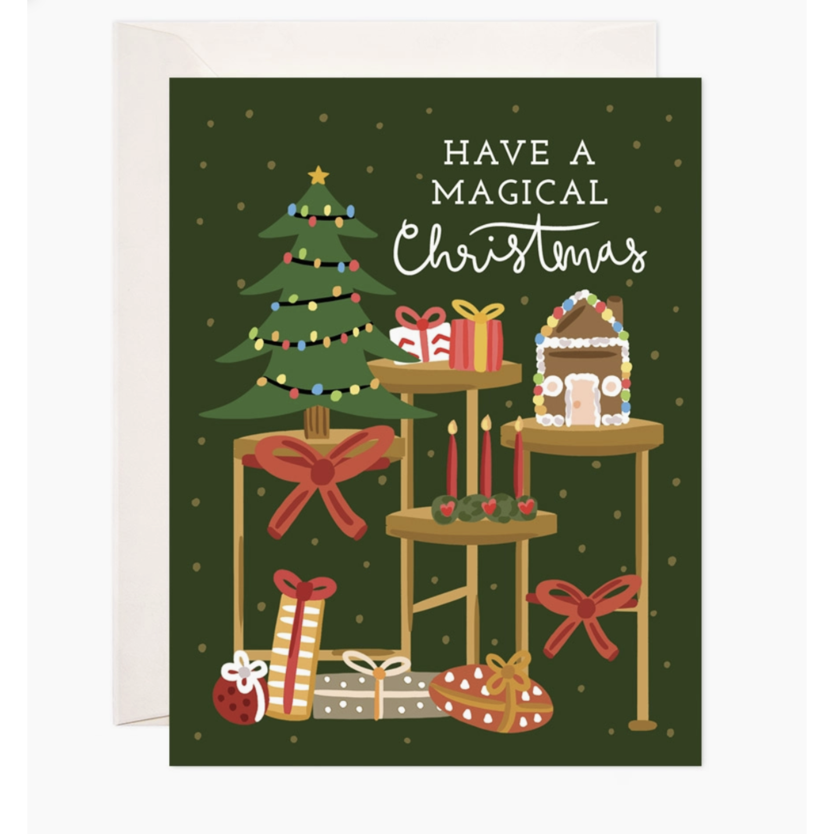 Bloomwolf Studio Christmas Stand Greeting Card