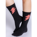 PJ Salvage Fun Socks Rock N Roll-Black