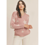Lush Star Girl Sweater-Mauve-FINAL SALE