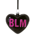 Cody Foster & Co BLM Heart Ornament-Pink