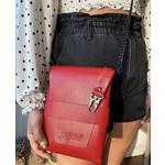 Cruger Co Leather Crossbody - Red Queens is Forever