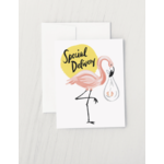 Idlewild Flamingo Stork Card