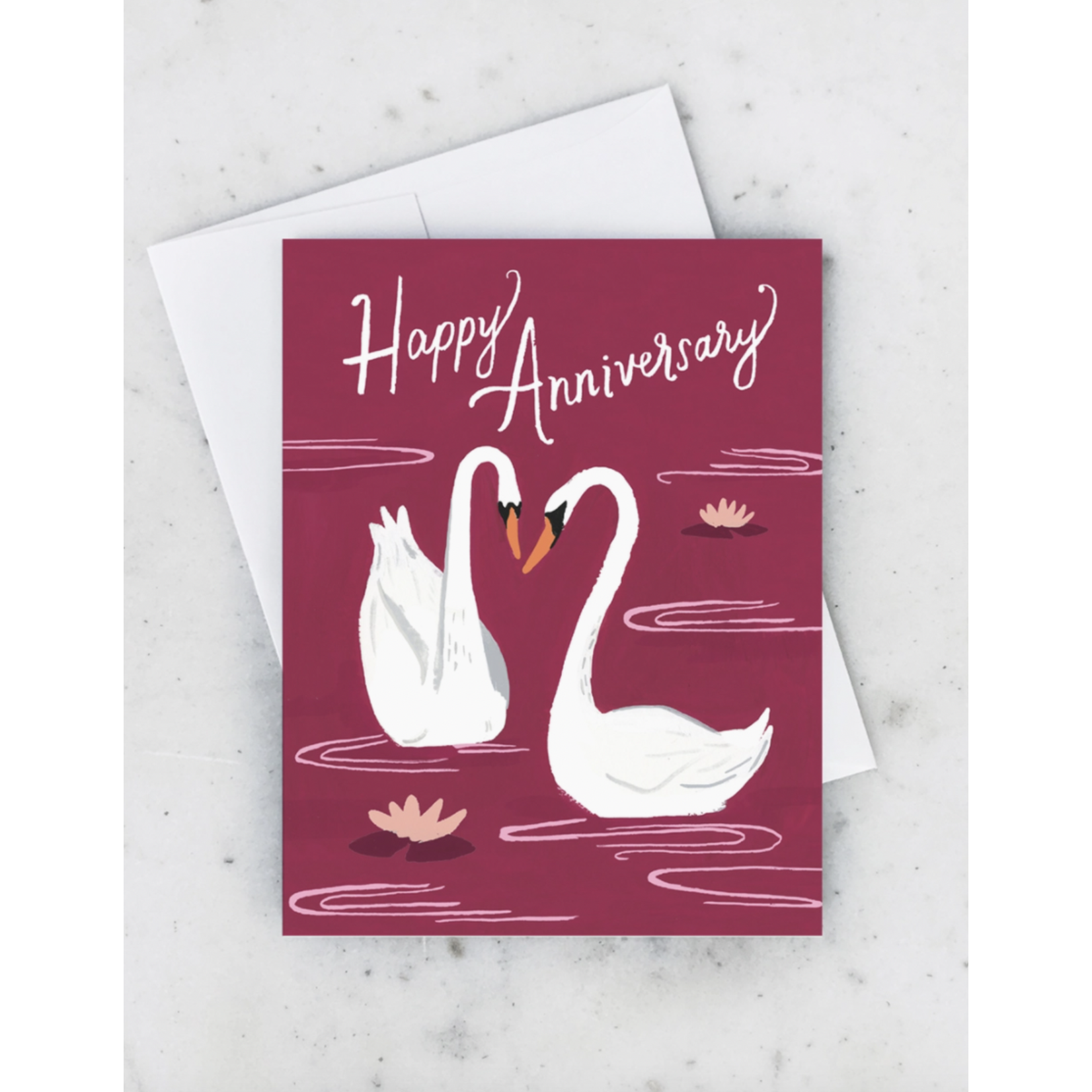 Idlewild Anniversary Swans Card