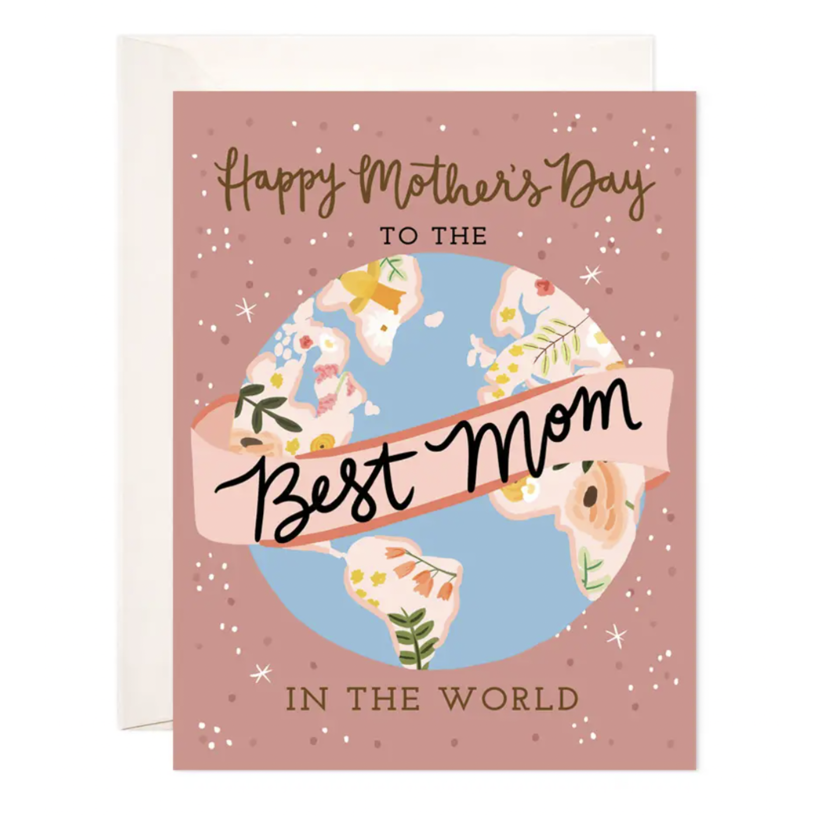 Bloomwolf Studio World's Best Mom Greeting Card