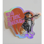 Ash + Chess Big Stick Energy Sticker