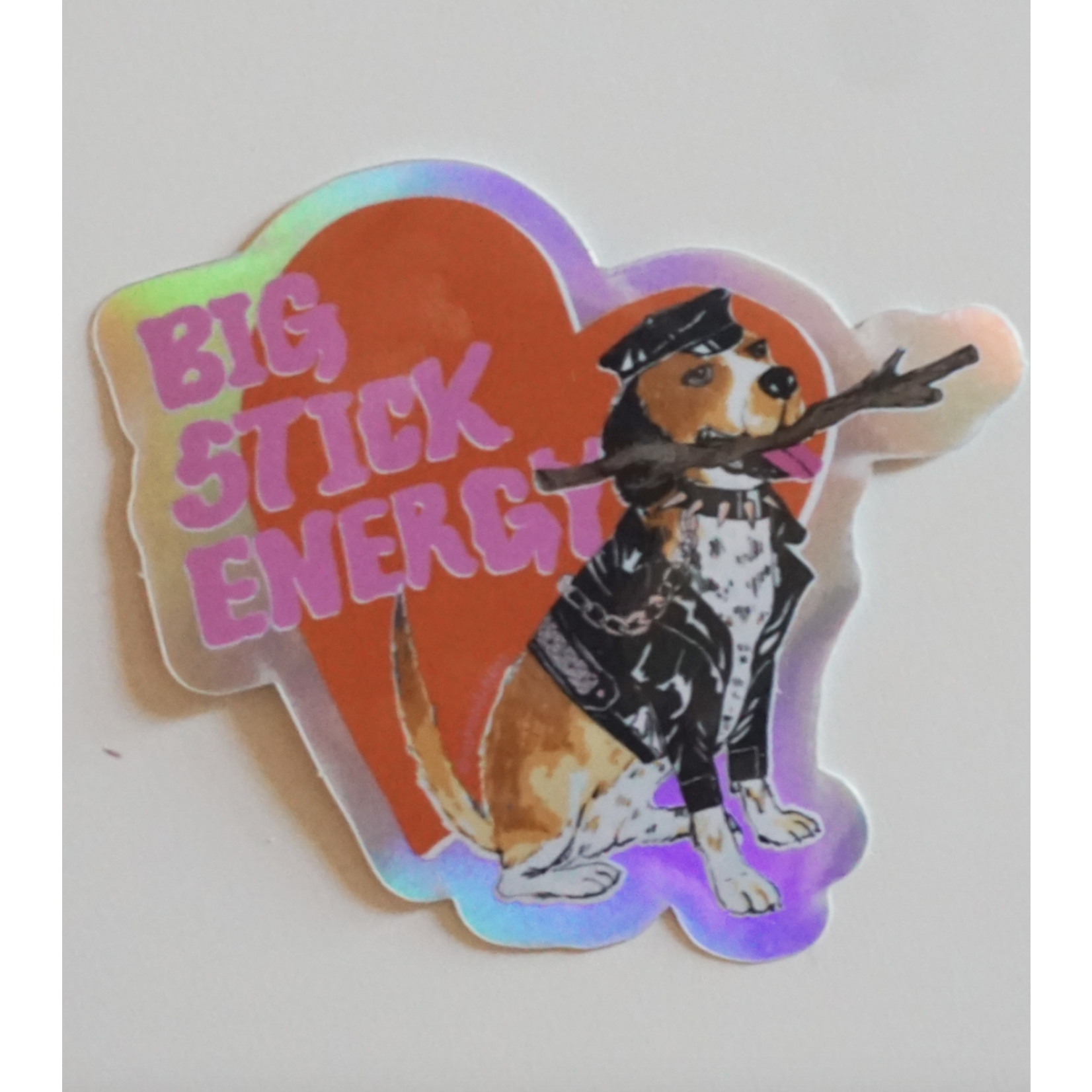 Ash + Chess Big Stick Energy Sticker