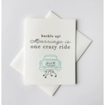 Steel Petal Press Crazy Ride Wedding Card