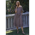 By Together Florence Tie Dress-Chocolate-FINAL SALE