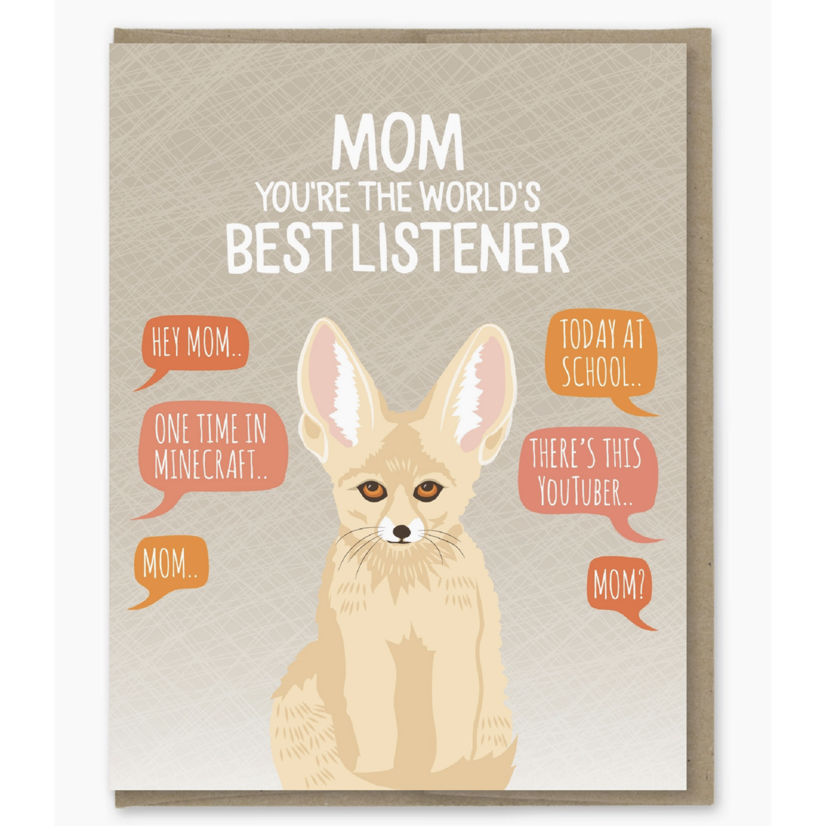 Modern Printed Matter Best Listener Mothers Day Card