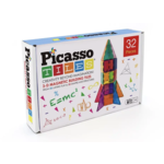 Picasso Tiles 32 Piece Magnetic Rocket Tileset