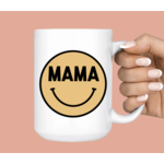 Sweet Mint Goods Mama Smiley Face Mug
