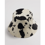 Baggu Bucket Hat- Cow-Black and White