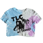 Rowdy Sprout TLC tie dye not quite crop ss tee