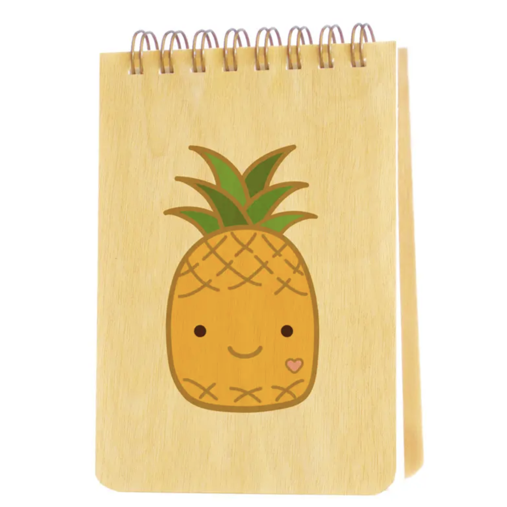 Night Owl Paper Goods Pineapple Wood Mini Notepad