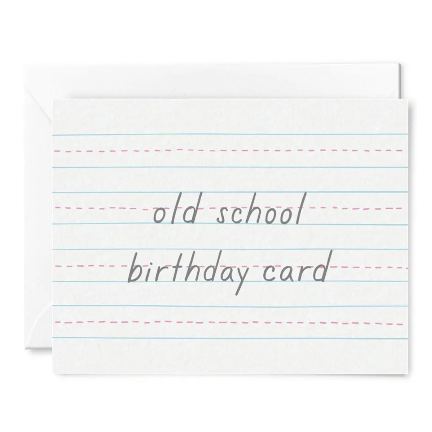 Tiny Hooray Old School Birthday Card