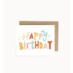 Hello Doodle Colorful Bday Card