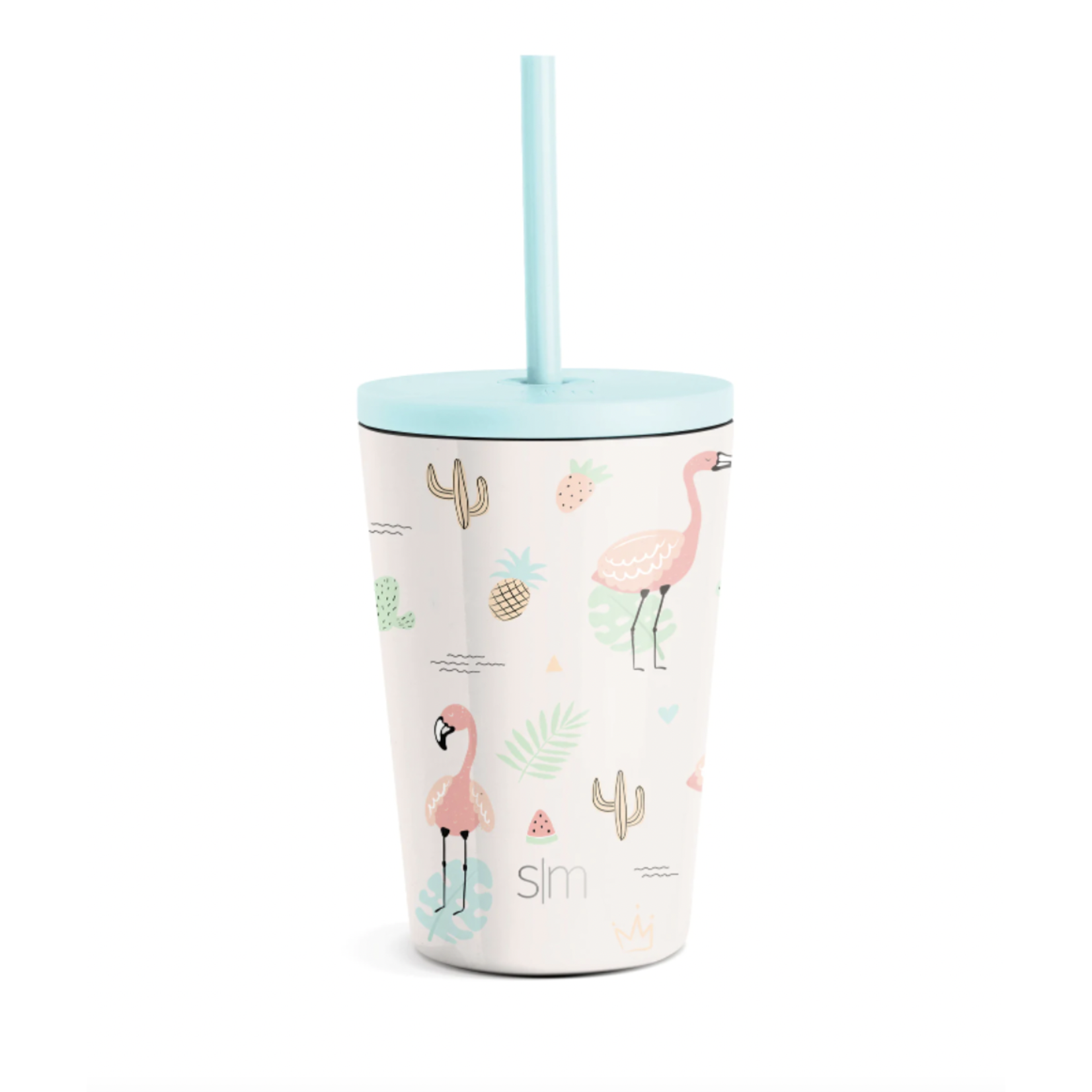 Simple Modern Kids Classic Tumbler with Lid and Silicone Straw-Pink Flamingo