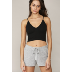 By Together Dianna Cami Crop-Black