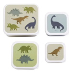 A Little Lovely Company Lunch & snack box set: Dinosaurs